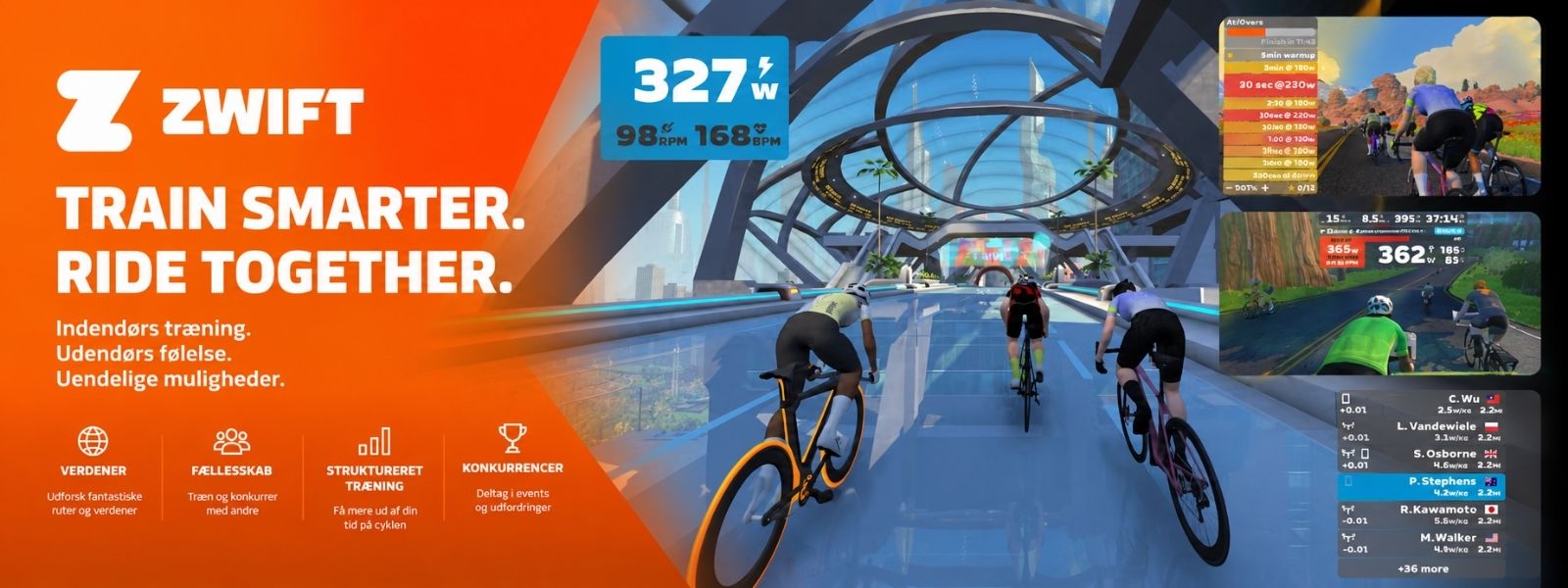 Virtuel træning med Zwift